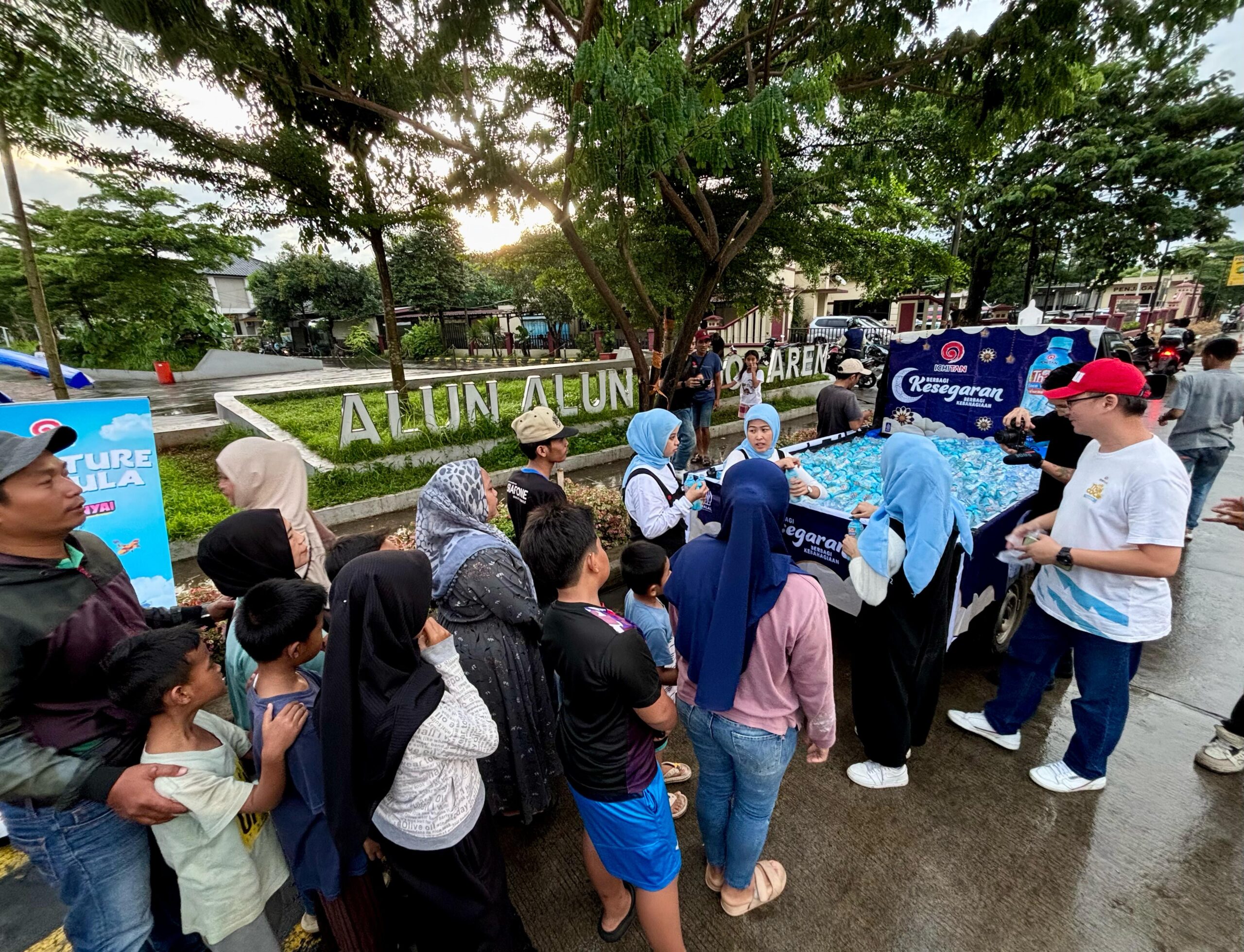 ichitan product launching - green tea